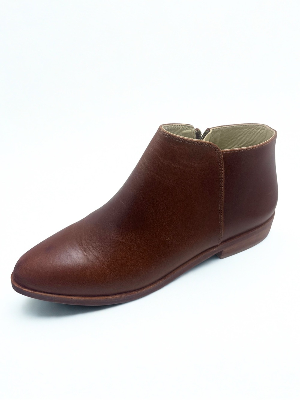 Nisolo Brown Leather Chukka Zip Boot